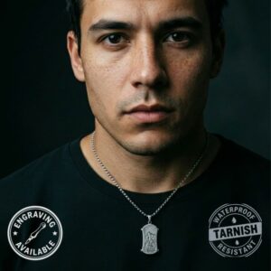 Silver Skateboard Necklace - Includes 60 cm Chain
